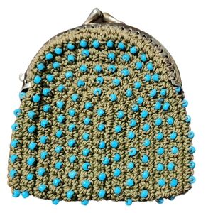 Vtg Coin Purse Beadies San Francisco Japan Kisslock